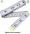 14k gold 2pc FEBRUARY torpedo SET #1B