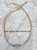 14k gold Pave heart necklace #1