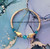 14k gold ANY COLOR BIRTHSTONE TWIST medium bangle #1