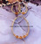 14k gold 2pc ANY COLOR birthstone bangle set kids #1