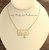 14k Gold filled wire name plate  Bria necklace