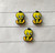 Tweety bird focal silicone bead #2