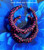 Breast Cancer Large  wrap bamboo earrings #1