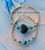 14k Gold 2PC MAY heart & dice stack mix set #1