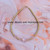 14k gold pink butterfly bracelet #1