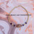 14k gold PURPLE oval swirl bracelet #2