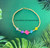 14k Gold Rainbow dice bracelet #7
