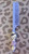 KITTY purple beaded hair comb #4