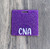 CNA purple Acrylic badge reel #3