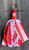Nurse pink tassel large keychain #3