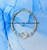 14k gold ANY COLOR Oval stardust skinny bangle kids #1