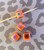 Halloween PUMPKIN Acrylic beads #3