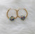 14k gold  small unicorn hoop earrings kids