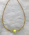 14k gold filled yellow hello kitty necklace