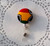 Africa fabric continent badge reel