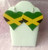 Jamaica heart wood earrings