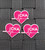 CNA pink heart planar resin