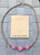 14k gold filled pink  heart Necklace kids.