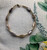 14k gold  brown swirl bracelet