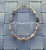 14k gold brown swirl bracelet