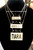 14k gold filled Whitney Block nameplate