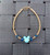 14k gold filled mickey mouse blue bracelet