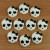 Skull head resin cabochon