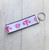 RN Fuschia pink fob keychain