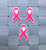 Breast cancer ribbon planar resin