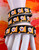 Steelers square 7/8 sports Ribbon