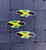 Jamaica flag resin planar