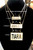 14k gold filled 2pc nameplate set