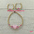 14k gold pink 2pc mickey set