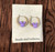 14k gold filled purple mouse earrings #2