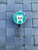 Dentist tooth top planar badge reel