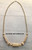 14k All gold  tube chunky necklace #3