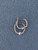 14k gold clear small  earrings  #1