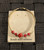 14k gold Red dice Skinny Bangle