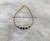 14k gold Black bracelet