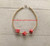 14k Gold Red Dice bracelet