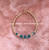 14k gold December Birthstone bracelet