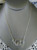 Sterling silver wire name plate necklace #1