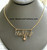 14k gold filled wire name plate heart necklace 1