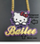 Kitty Acrylic Character nameplate necklace #2