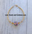 14k gold November unicorn bracelet