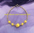 14k Gold Yellow Dice bracelet #2