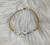 14k gold round twist medium bangle