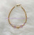 14k gold ANY COLOR  crystal bracelet  #3 kids