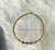 14k gold February purple crystal bracelet #1