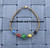 14k Gold Rainbow dice bracelet #2